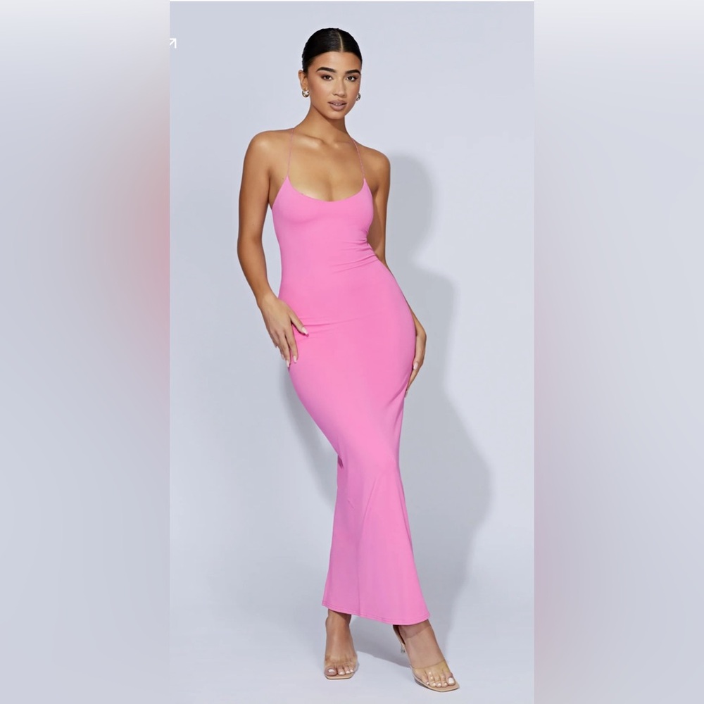 Meshki Sabine Backless Maxi Dress